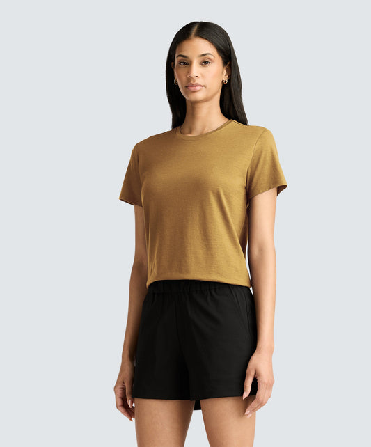 Women's Merino Crew Neck T-Shirt