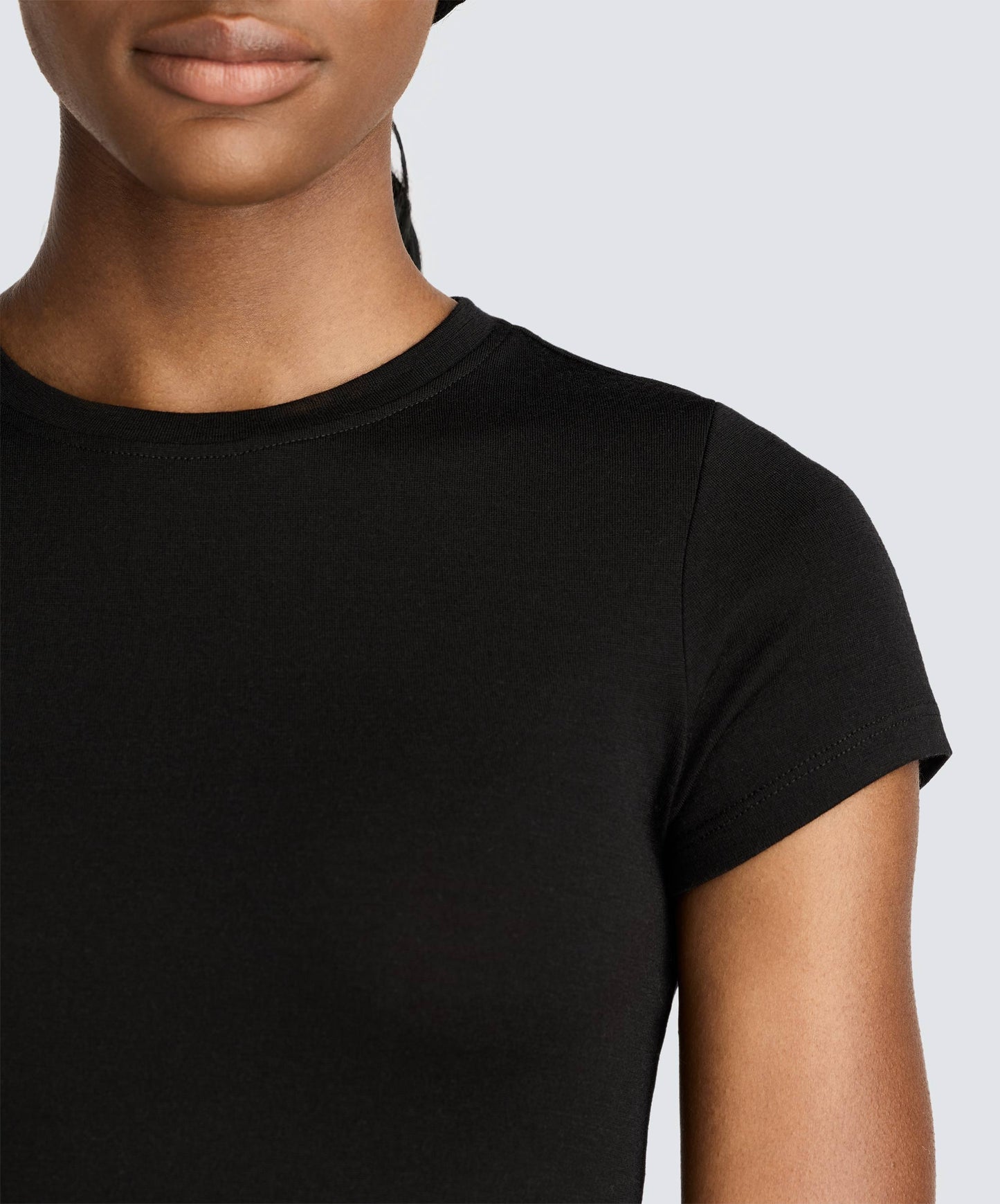 Women's Slim Merino Crew Neck T-Shirt