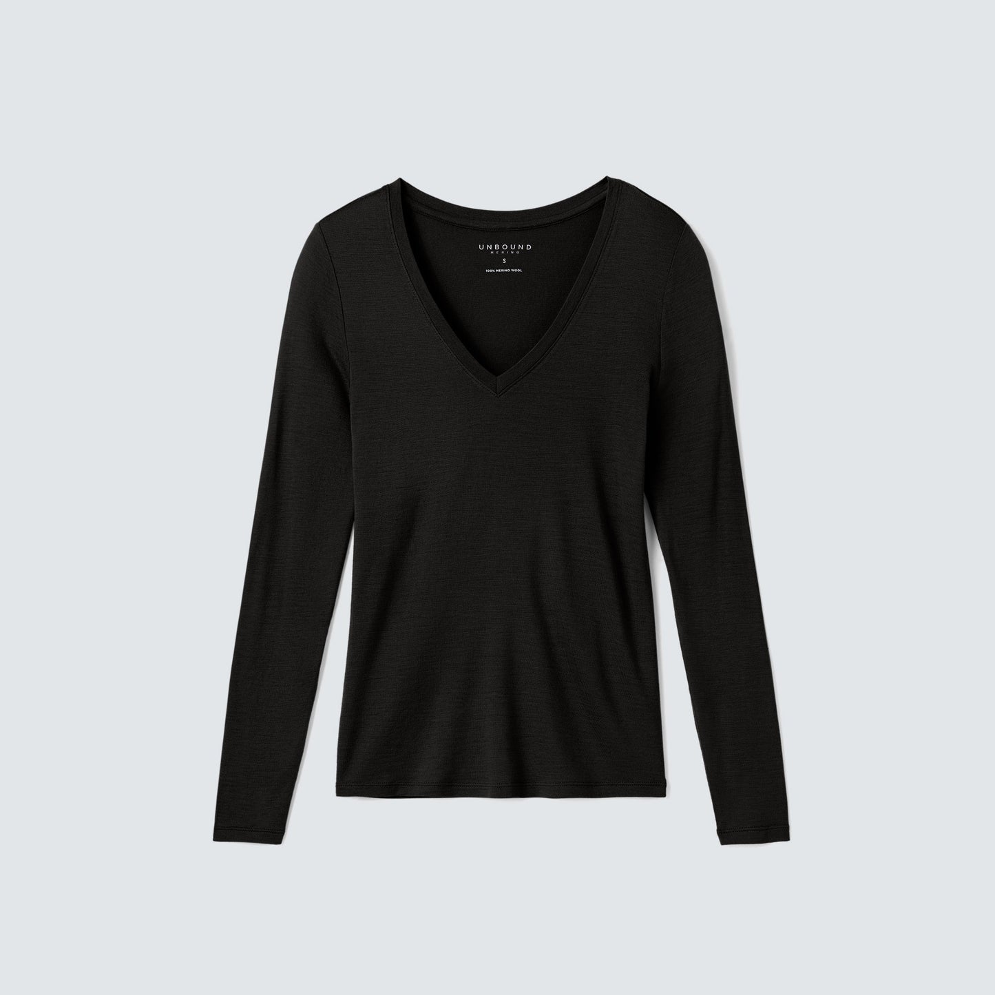Women's Slim Merino Long Sleeve V-Neck
