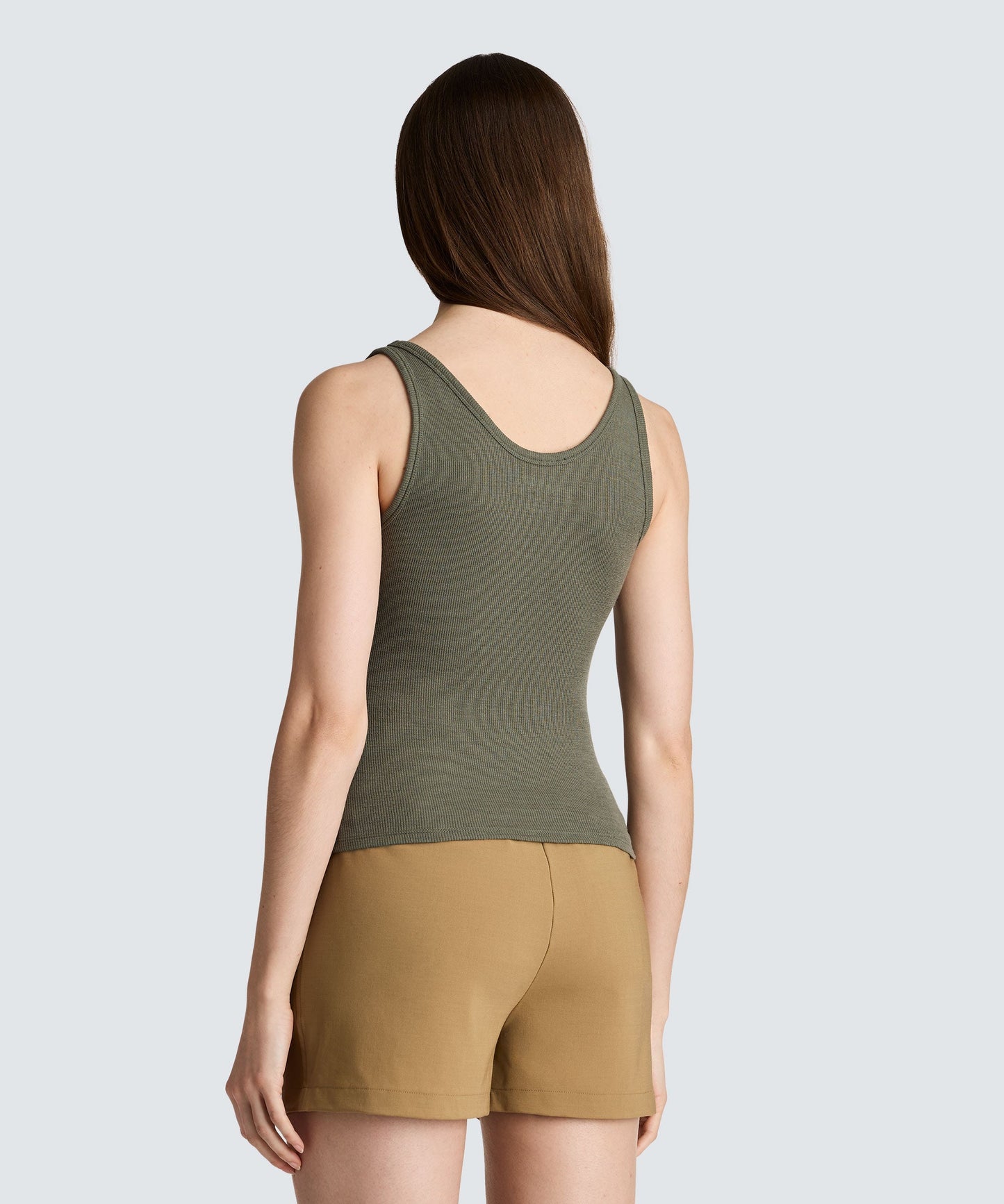 Women's Merino Rib Scoop Neck Tank