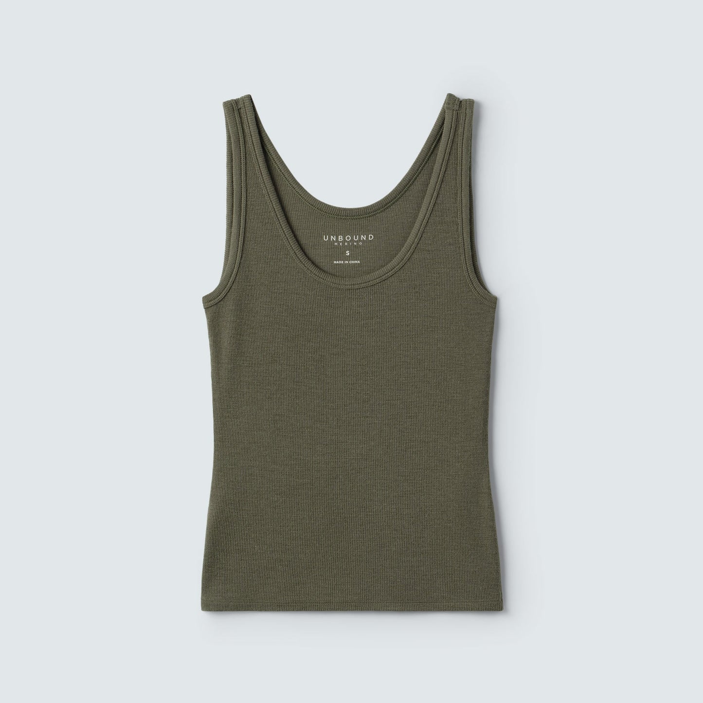 Women's Merino Rib Scoop Neck Tank
