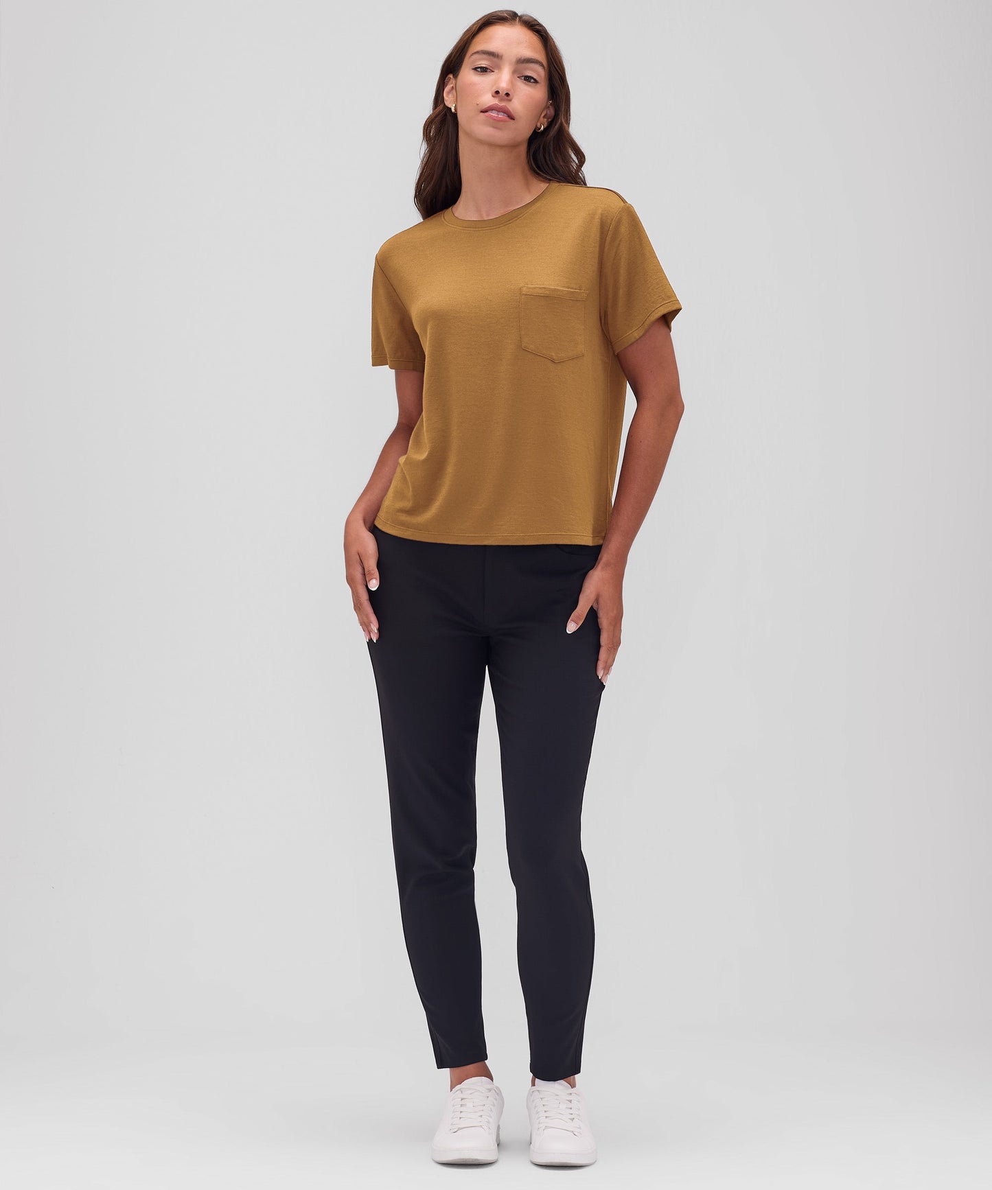 Women's Merino Boxy Pocket Tee