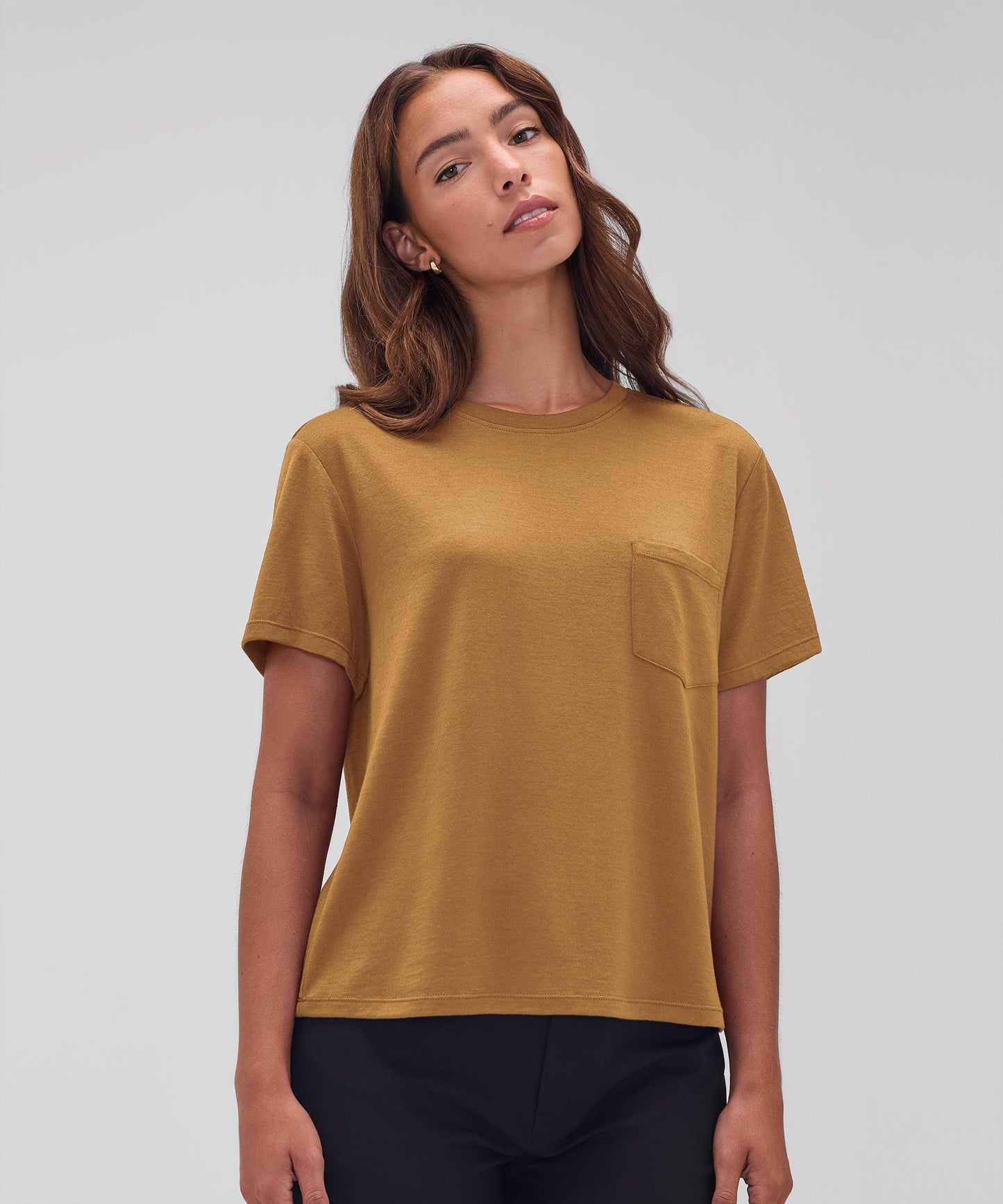 Women's Merino Boxy Pocket Tee