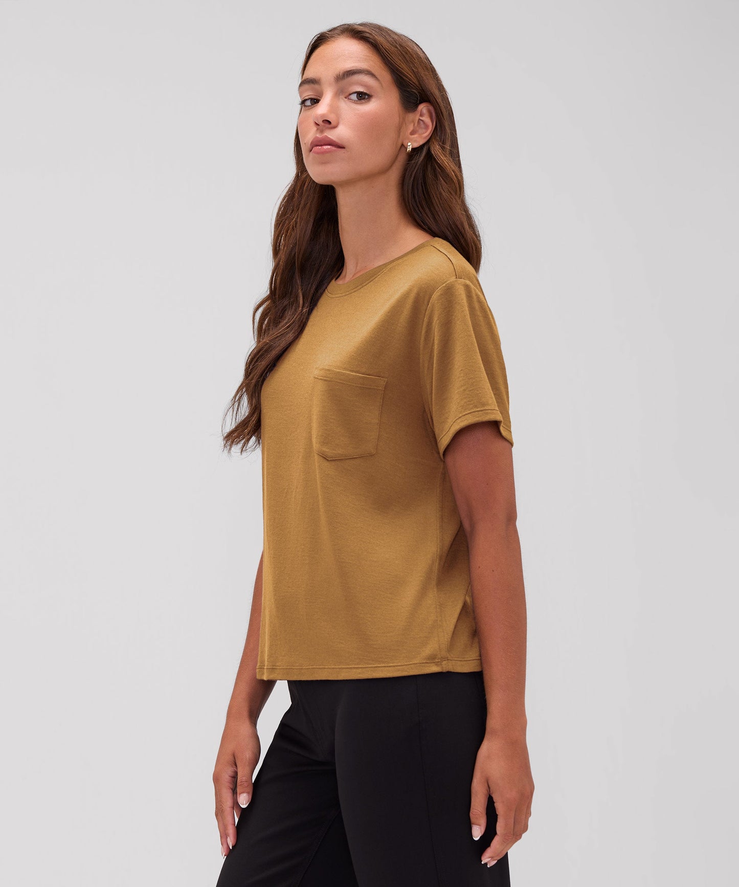 Women's Merino Boxy Pocket Tee