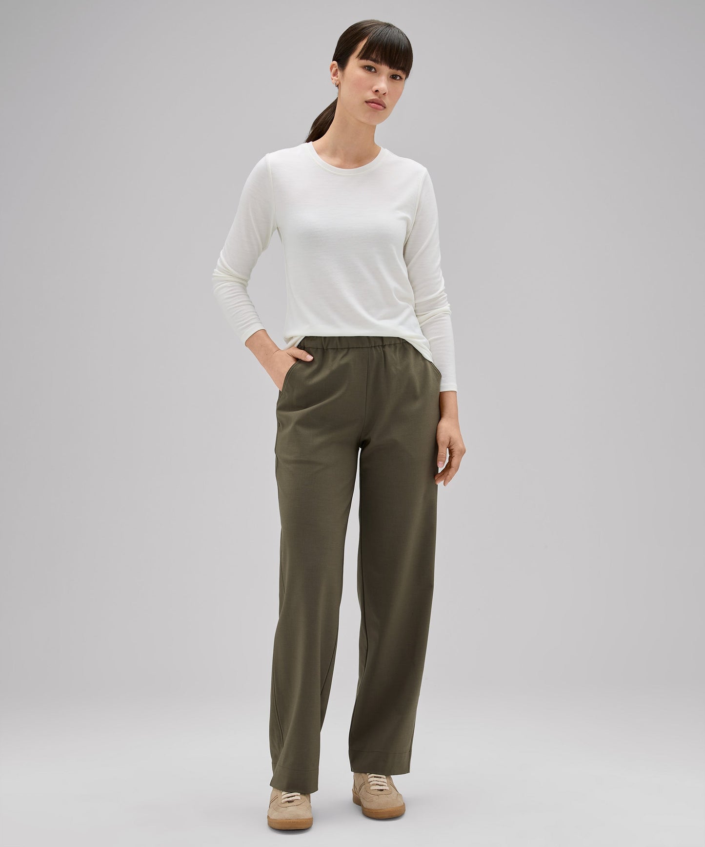 Women's Long Sleeve Merino Crew