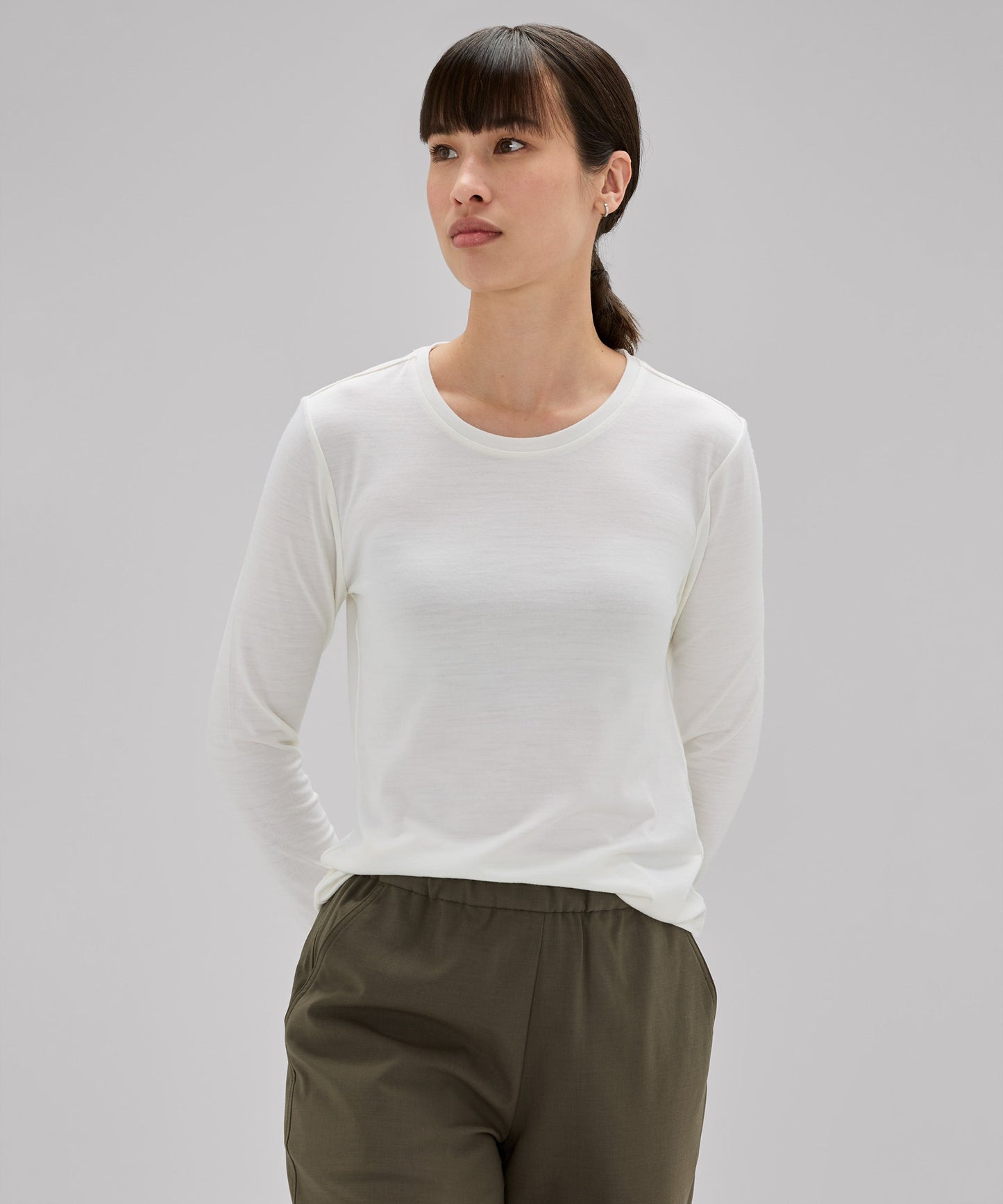 Women's Long Sleeve Merino Crew