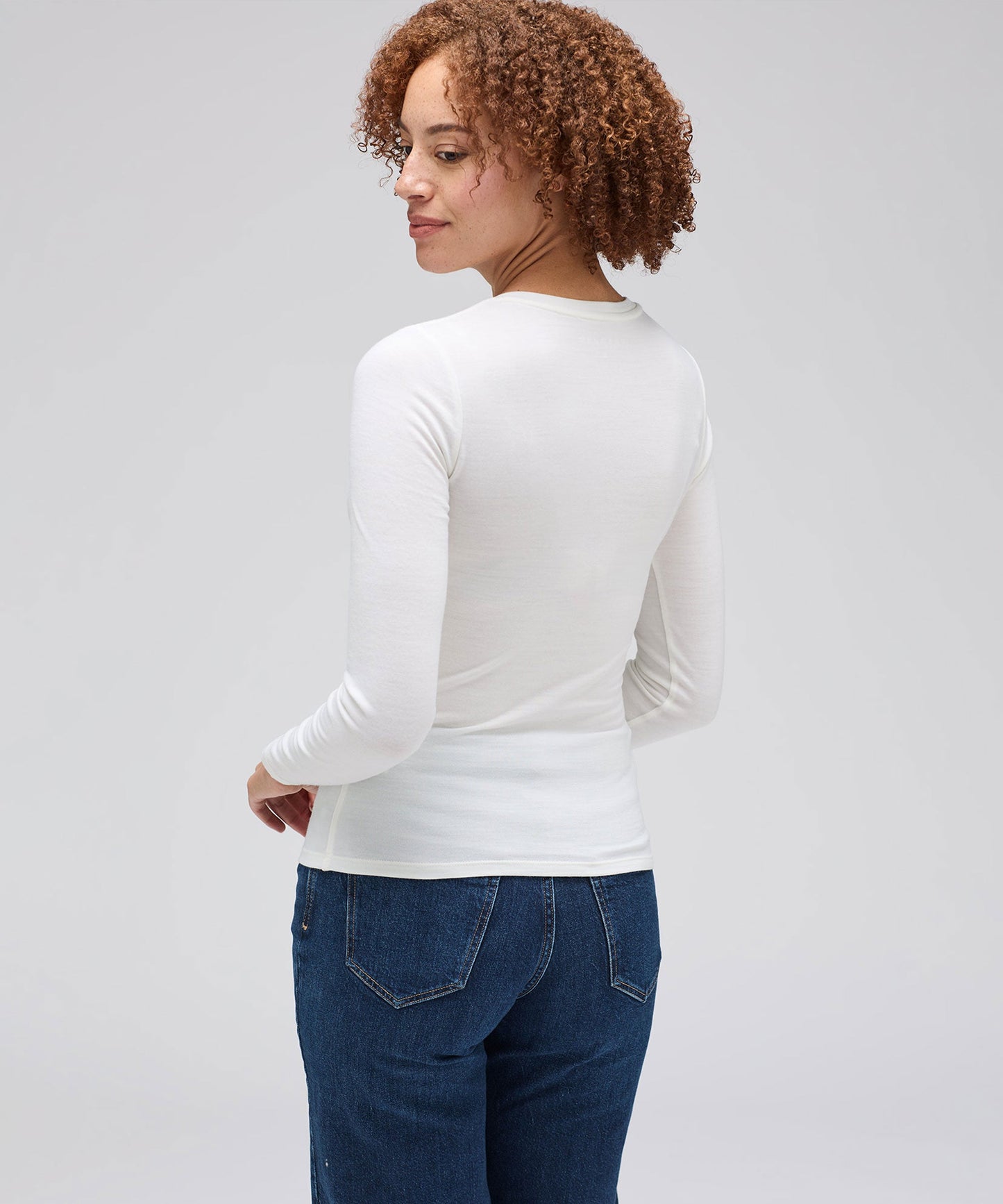 Women's Slim Merino Long Sleeve V-Neck