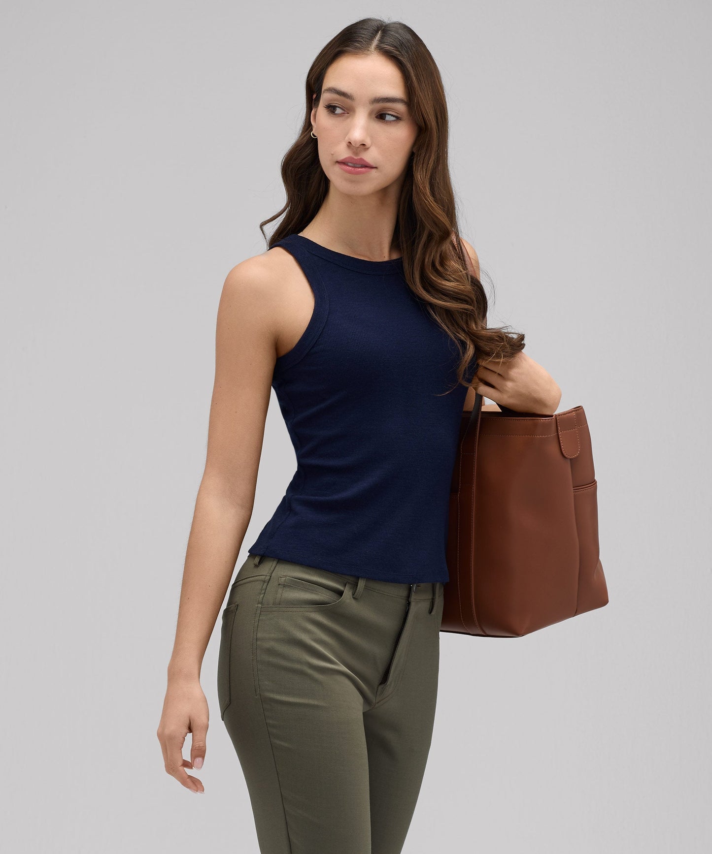 Women's Merino Ribbed Racer Tank