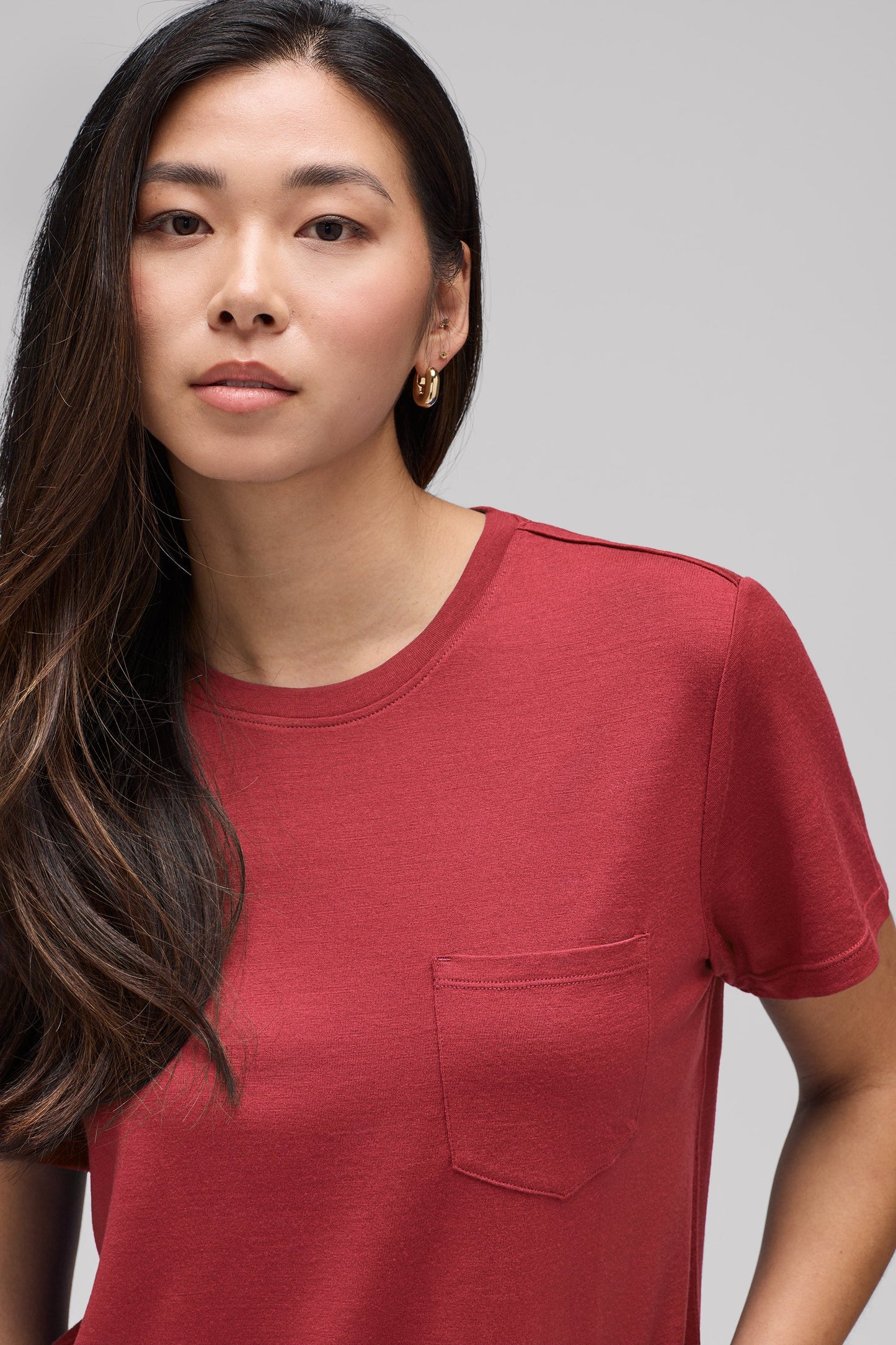 Women's Merino Boxy Pocket Tee