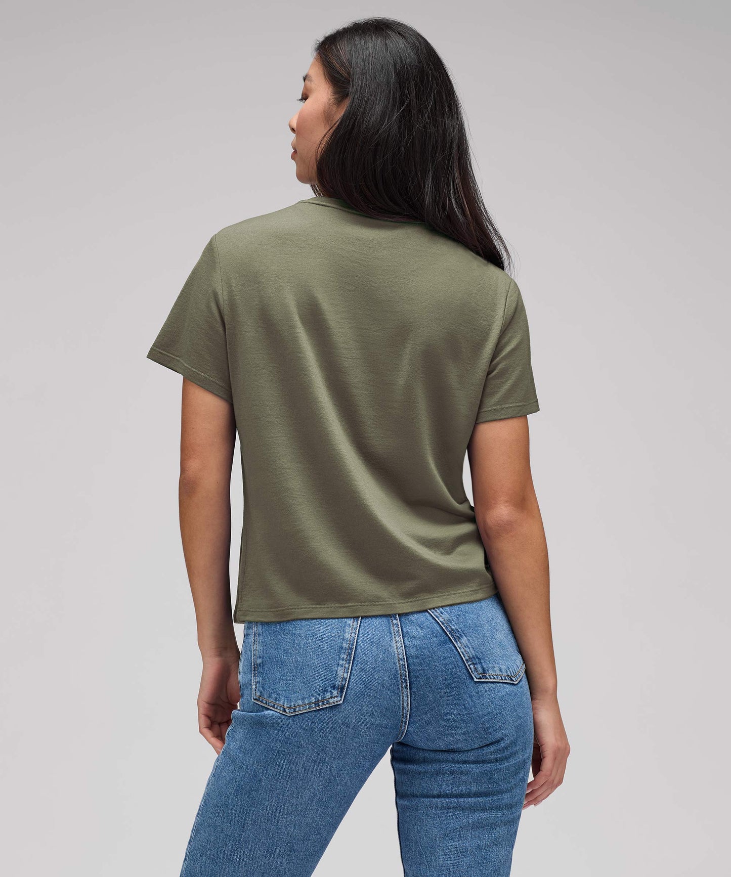 Women's Merino Boxy Pocket Tee