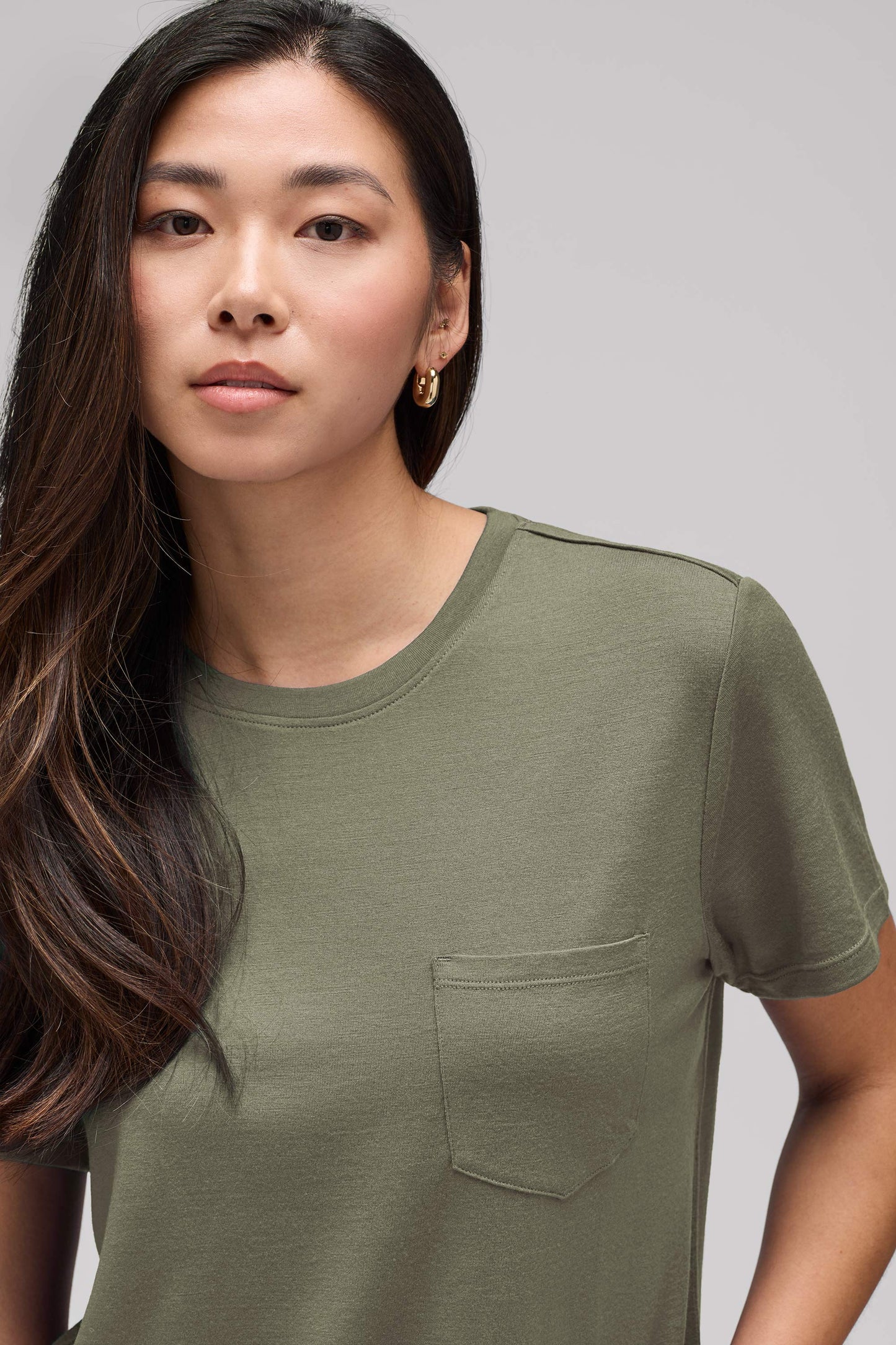 Women's Merino Boxy Pocket Tee