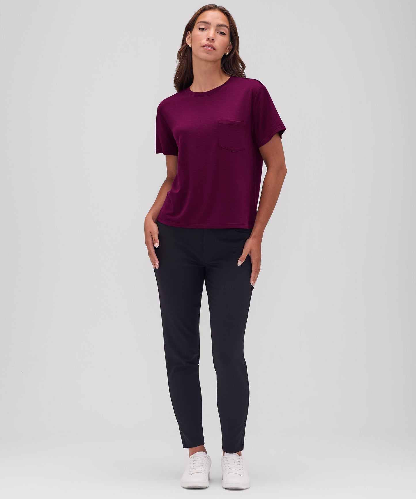 Women's Merino Boxy Pocket Tee