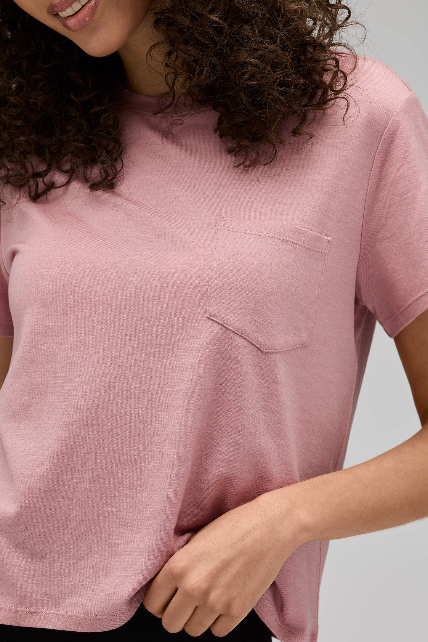 Women's Merino Boxy Pocket Tee