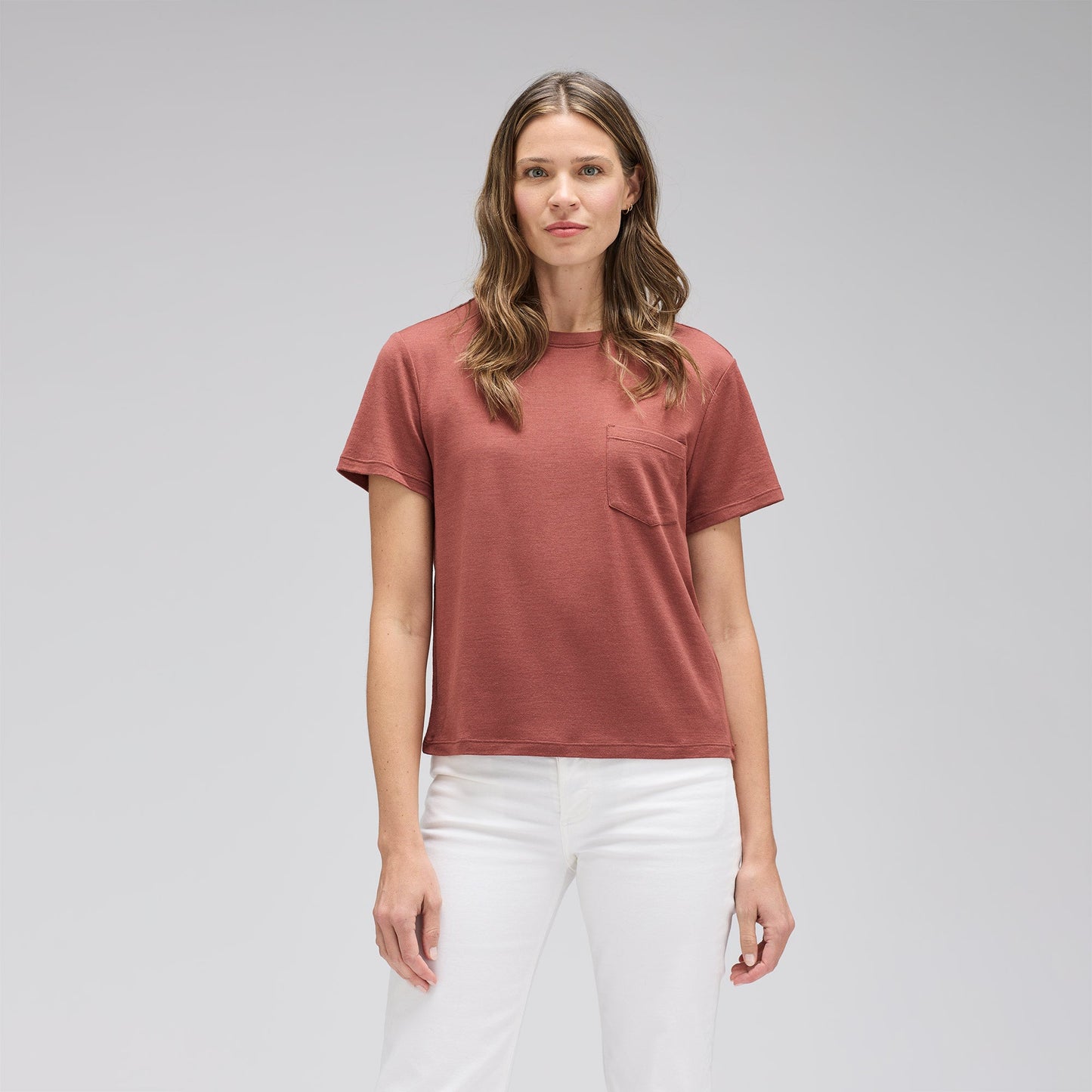 Women's Merino Boxy Pocket Tee