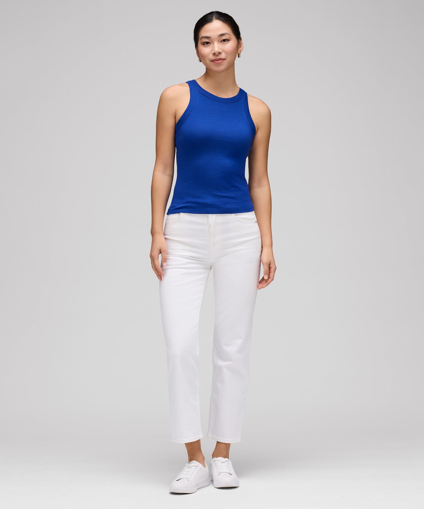 Women's Merino Ribbed Racer Tank