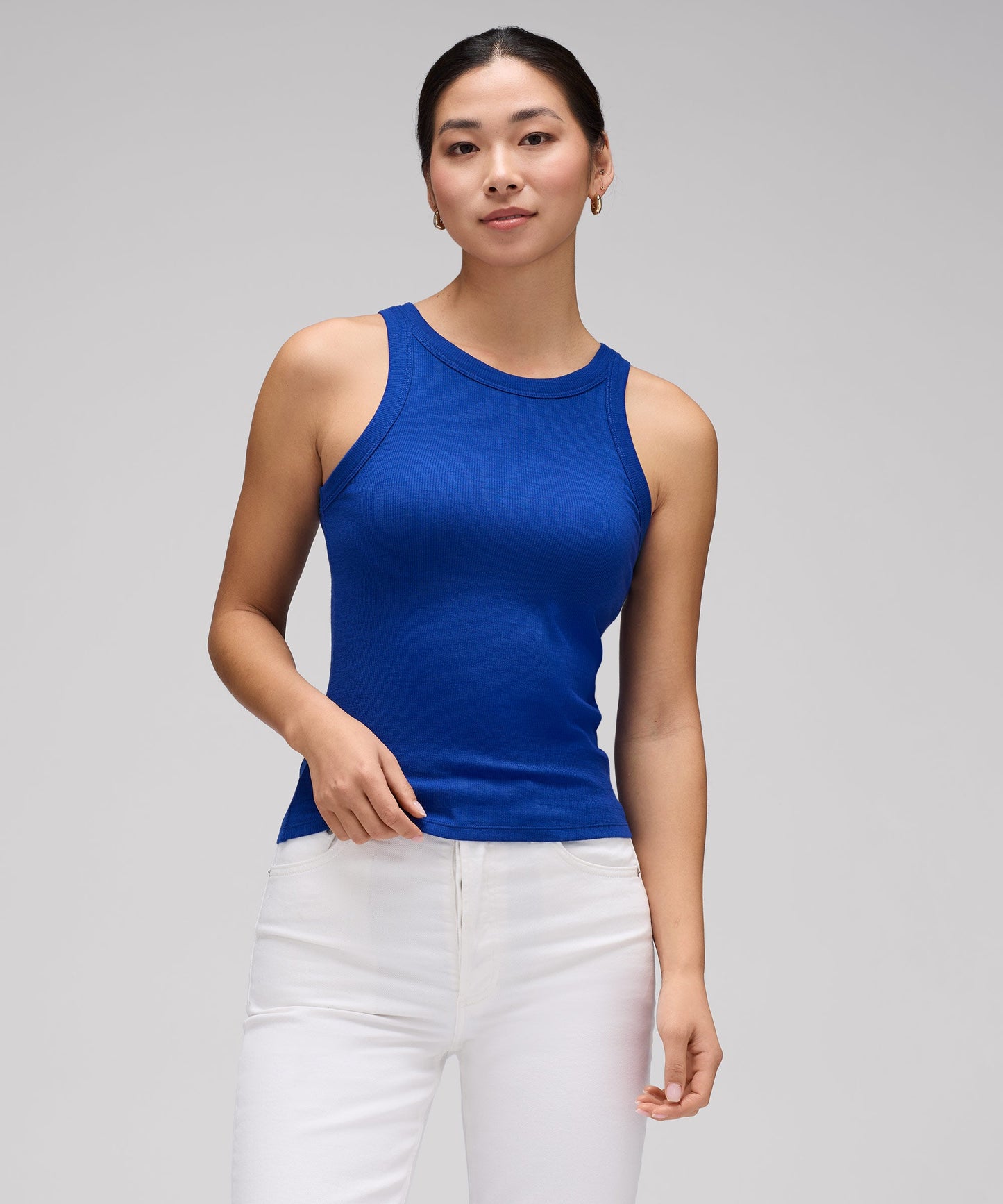 Women's Merino Ribbed Racer Tank