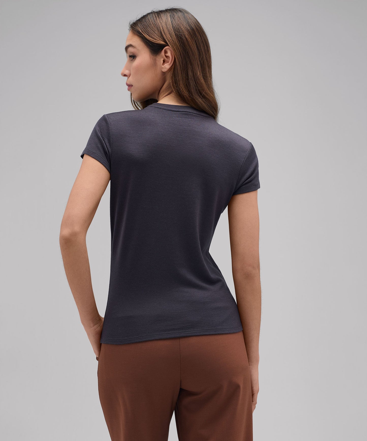 Women's Slim Merino Crew Neck T-Shirt