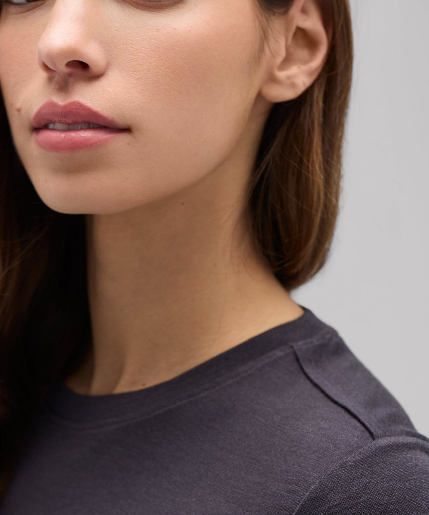 Women's Slim Merino Crew Neck T-Shirt