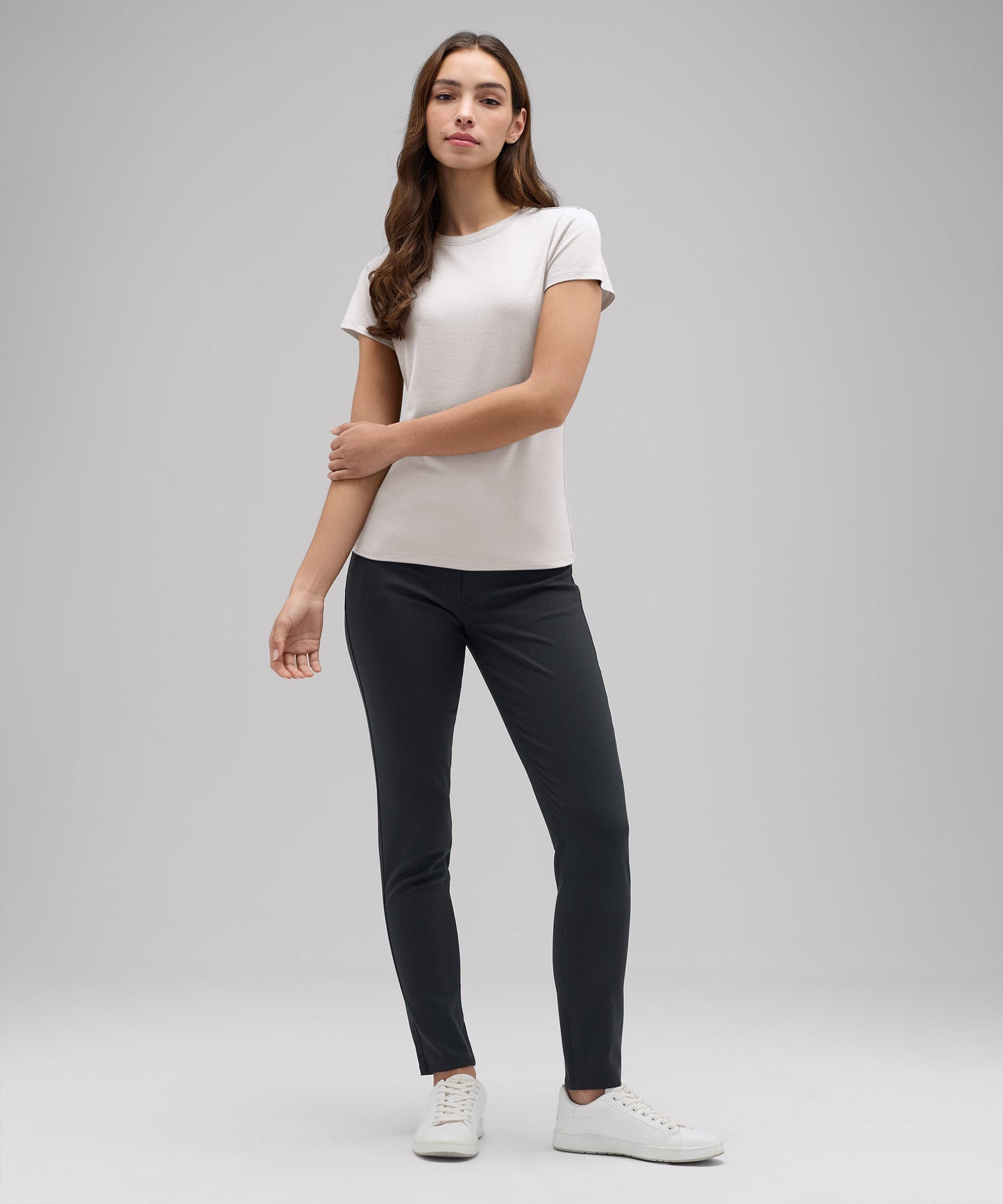 Women's Slim Merino Crew Neck T-Shirt