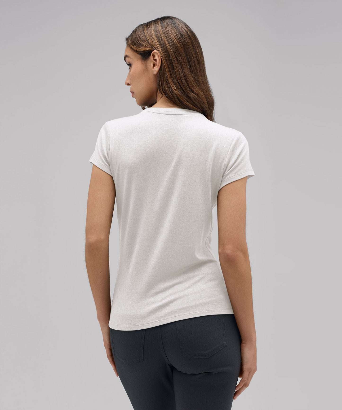 Women's Slim Merino Crew Neck T-Shirt