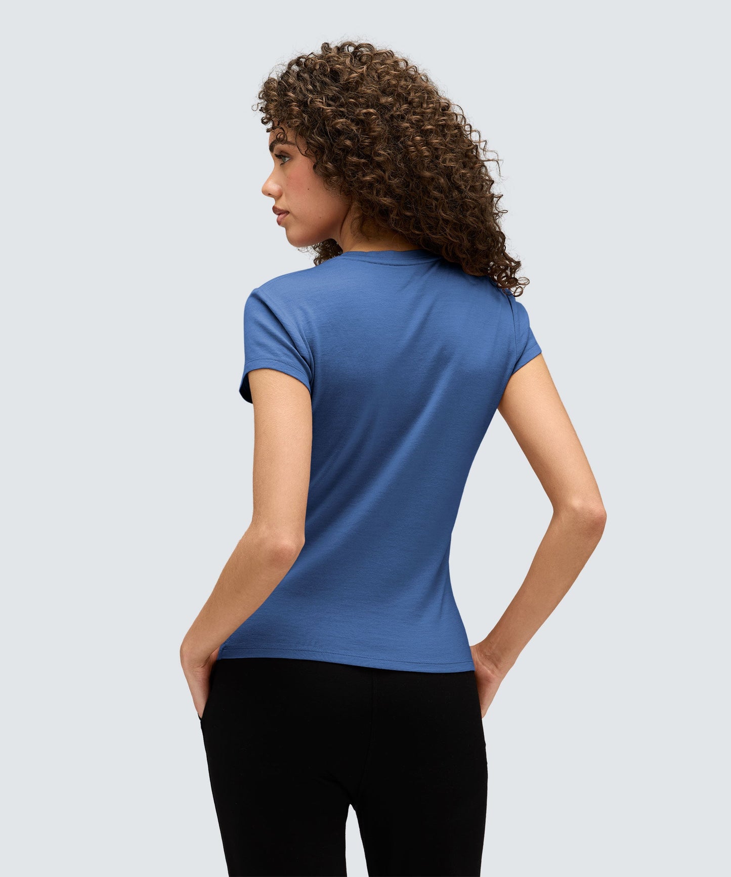 Women's Slim Merino Crew Neck T-Shirt