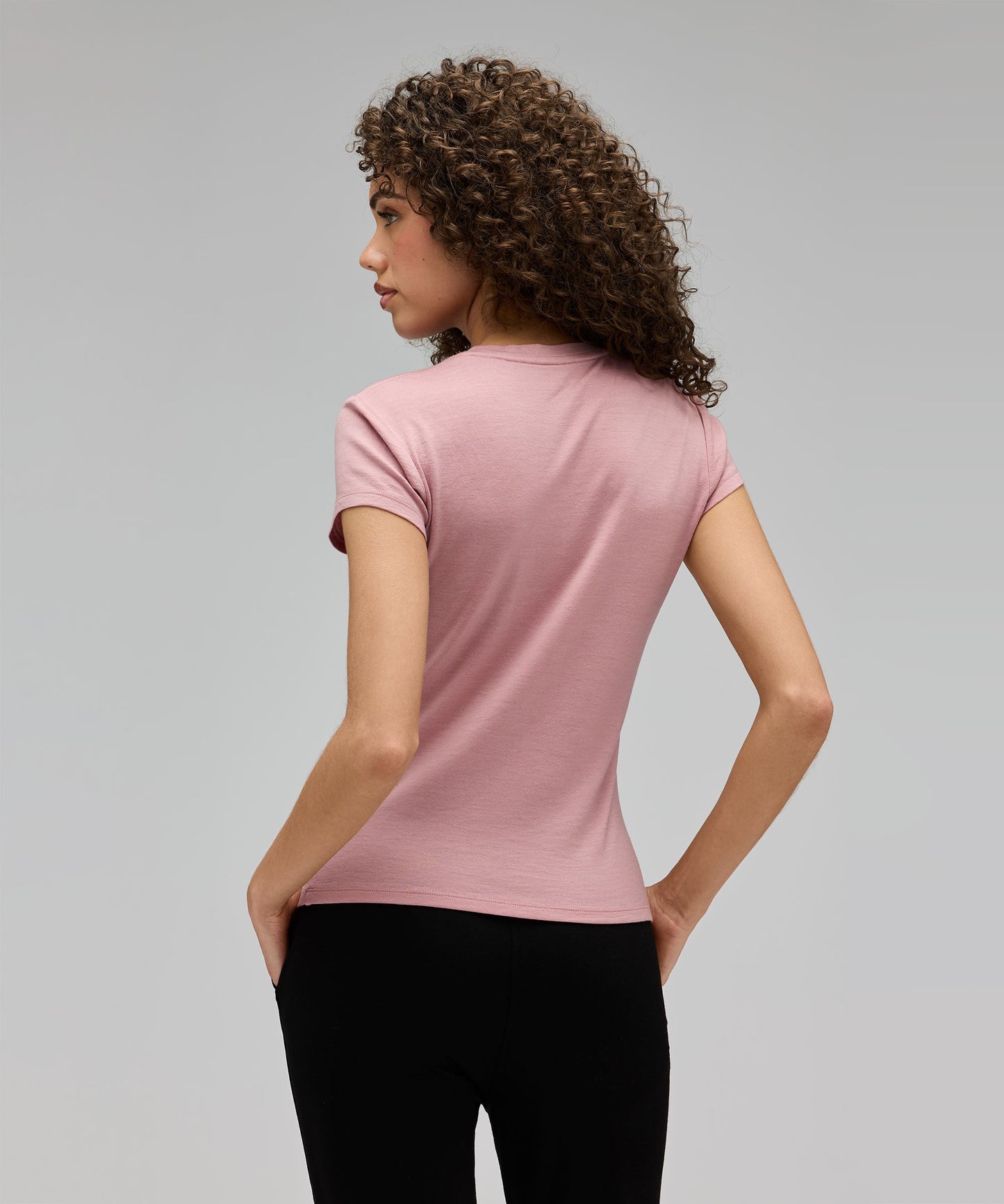 Women's Slim Merino Crew Neck T-Shirt