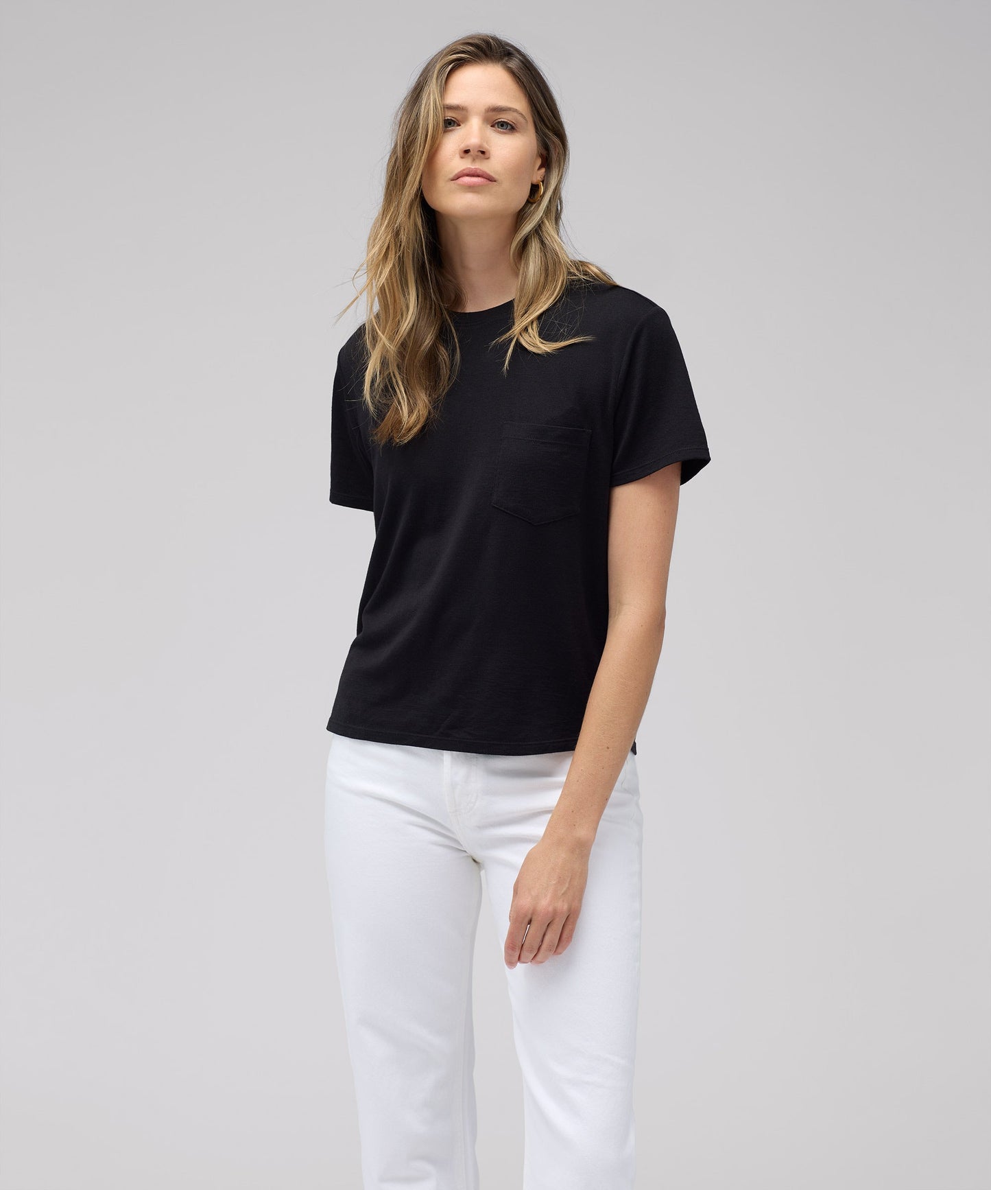 Women's Merino Boxy Pocket Tee