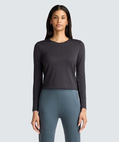 Women's Long Sleeve Merino Crew