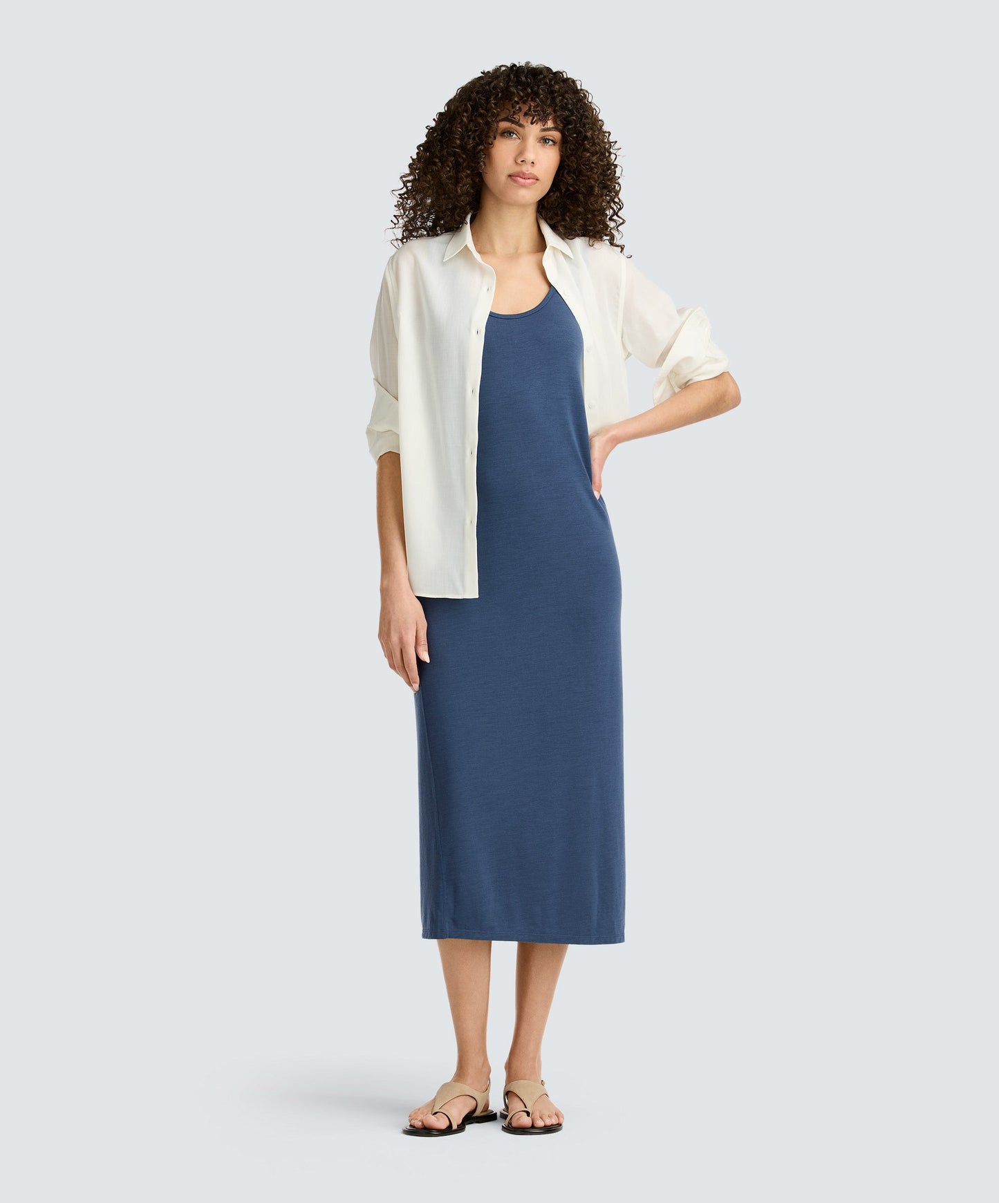 Women's Midi Merino Travel Dress