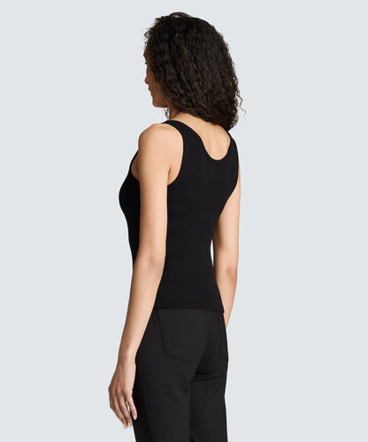 Women's Merino Rib Scoop Neck Tank