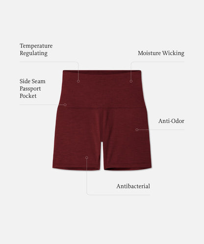Women's Merino Bike Shorts
