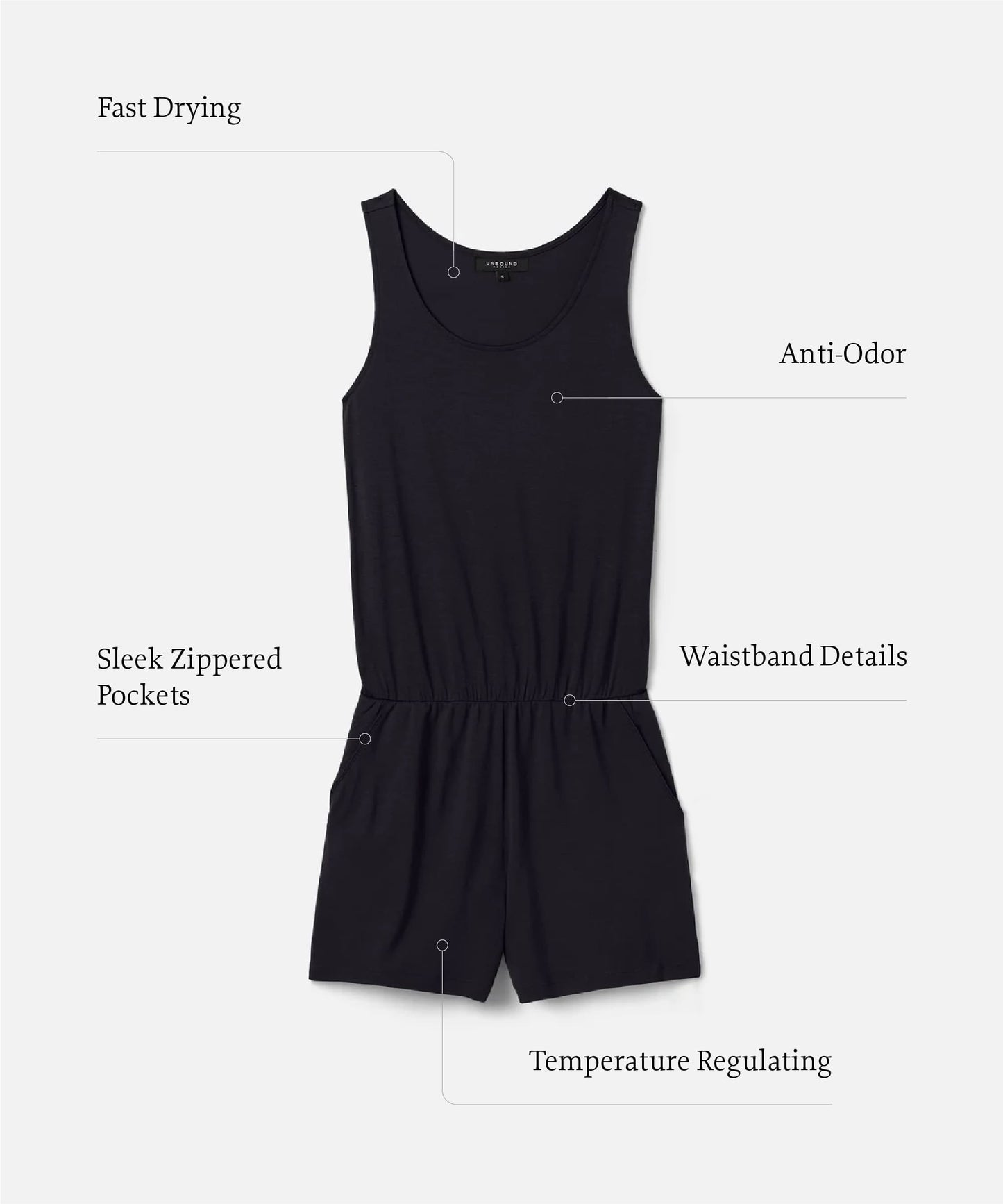 Women's Merino Travel Romper