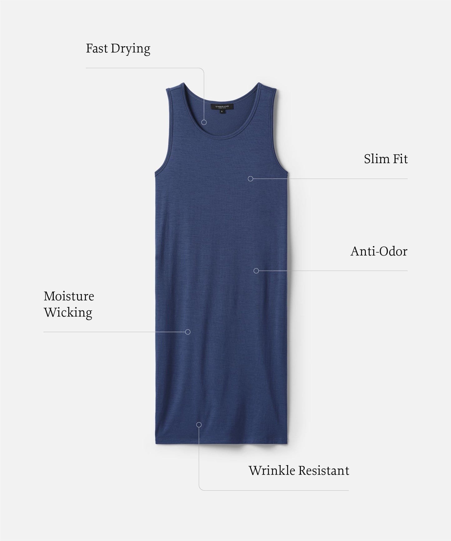 Women's Mini Merino Travel Dress