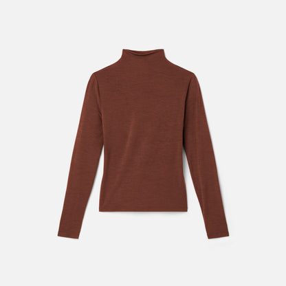 Women's Merino Mock Neck Top