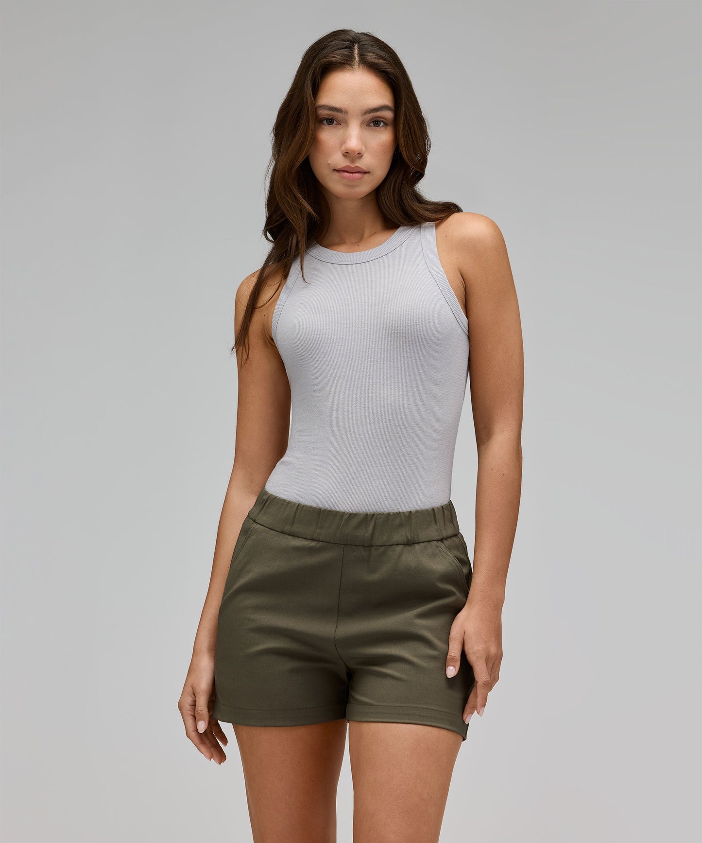 Women's Merino Ribbed Racer Tank