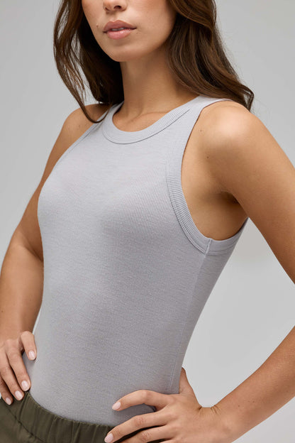 Women's Merino Ribbed Racer Tank