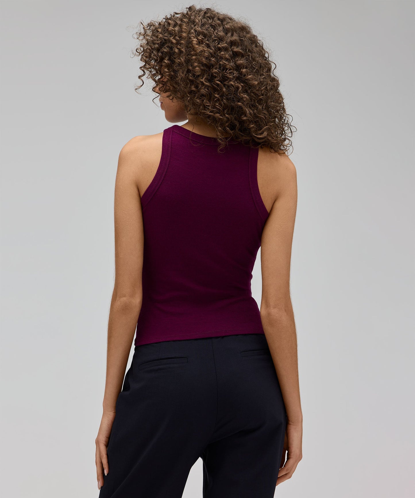 Women's Merino Ribbed Racer Tank