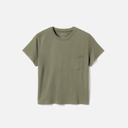 Women's Merino Boxy Pocket Tee