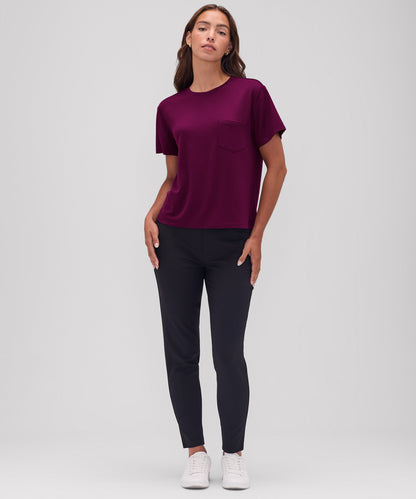 Women's Merino Boxy Pocket Tee
