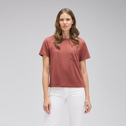 Women's Merino Boxy Pocket Tee