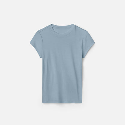 Women's Slim Merino Crew Neck T-Shirt
